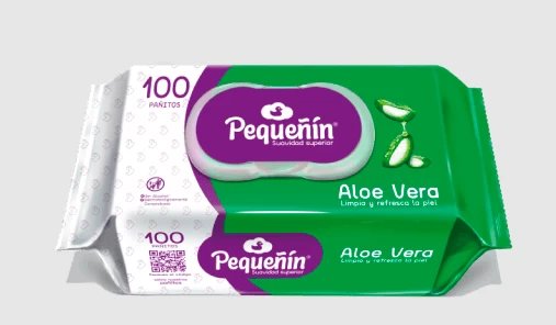 PEQUEÑIN PAÑITOS X100 ALOE VERA