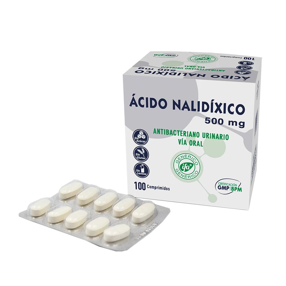 ACIDO NALIDIXICO 500 MG X 100 COMP