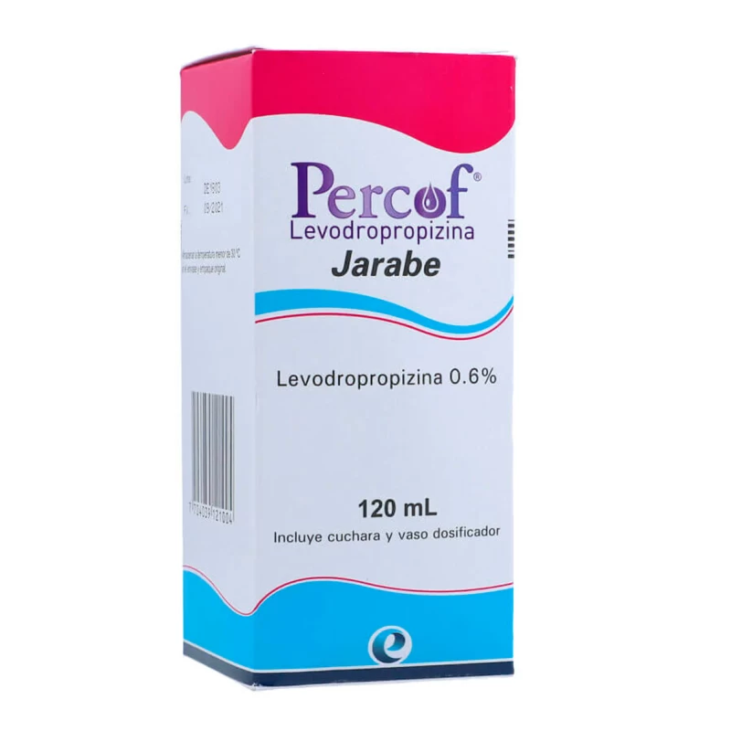 PERCOF JARABE 120ml (LEVODROPROPIZINA 0.6 %)