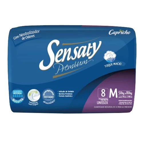 PAÑALES SENSATY ADULTOS TALLA M X 8 PAÑALES SAE