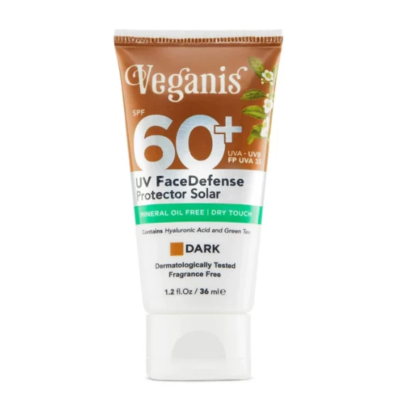 VEGANIS PROTECTOR SOLAR FPS 60 COLOR DARK X 36 ML REF. 6279