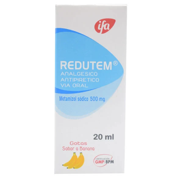 REDUTEM X 20 ML METAMIZOL 500 MG