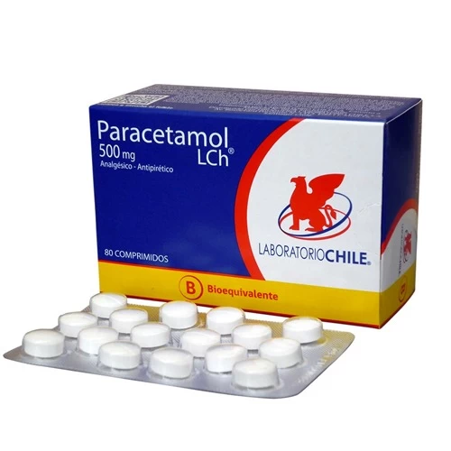 PARACETAMOL 500 MG LCH X 80 COMP LCH