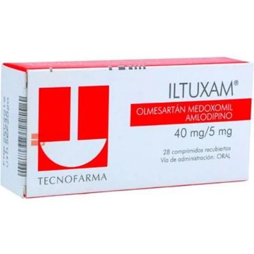 ILTUXAM 40 MG/5 X28comp. OLMESARTAN + AMLODIPINO + hidroclorotiazida