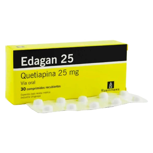 EDAGAN 25 MG X 30 COMP (QUETIAPINA)