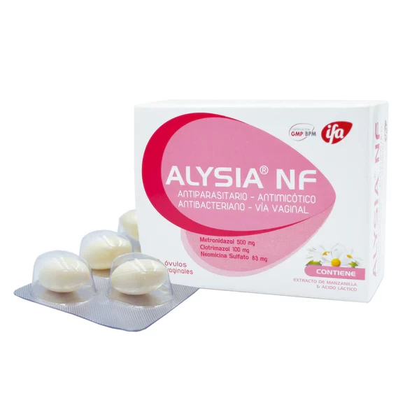 ALYSIA X 10 OVULOS METRONIDAZOL/ CLOTRI/ NEOMI