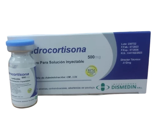 HIDROCORTISONA  500MG INY
