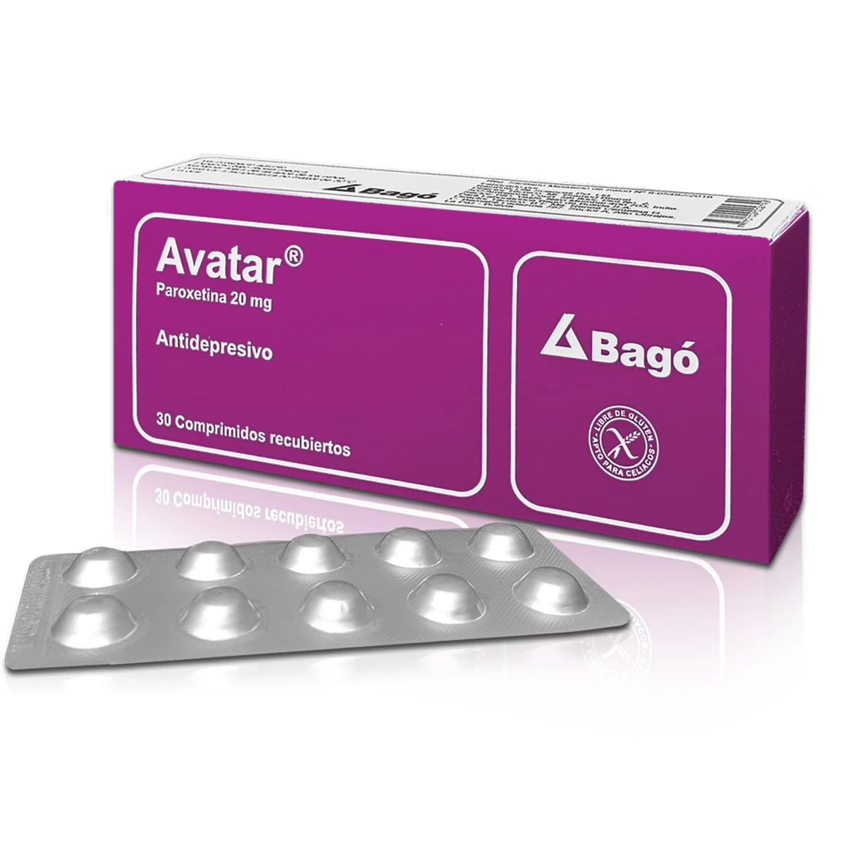 AVATAR 20mg X 30 COMP (PAROXETINA 20mg)