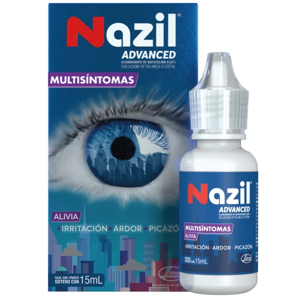 NAZIL ADVANCE 15ML (CLORHIDRATO DE NAFAZOLINA 0.02%)  MULTISINTOMAS