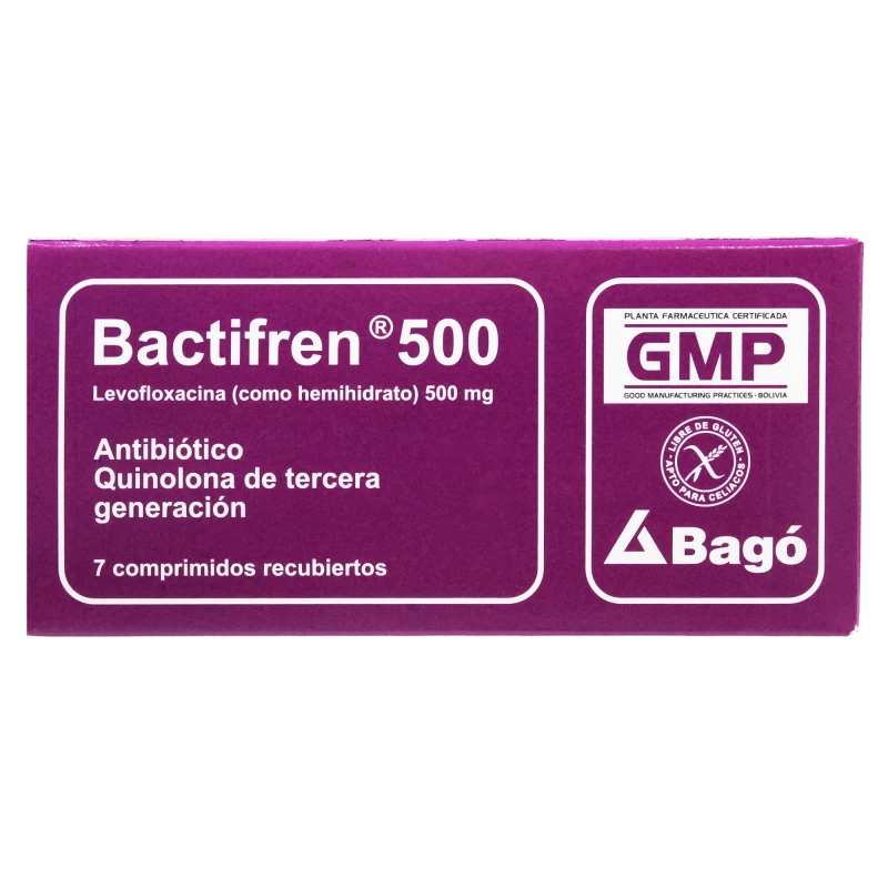 BACTIFREN 500 MG X 7 (LEVOFLOXACINA)