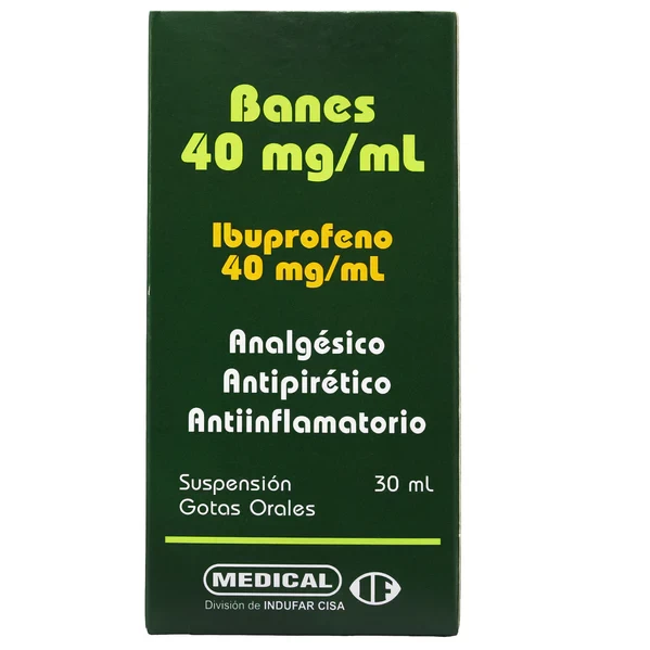 BANES susp gotas orales IBUPROFENO 40MG/30 ML