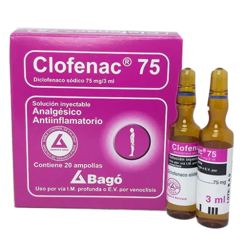 CLOFENAC 75 MG 3 ML X 20 AMP