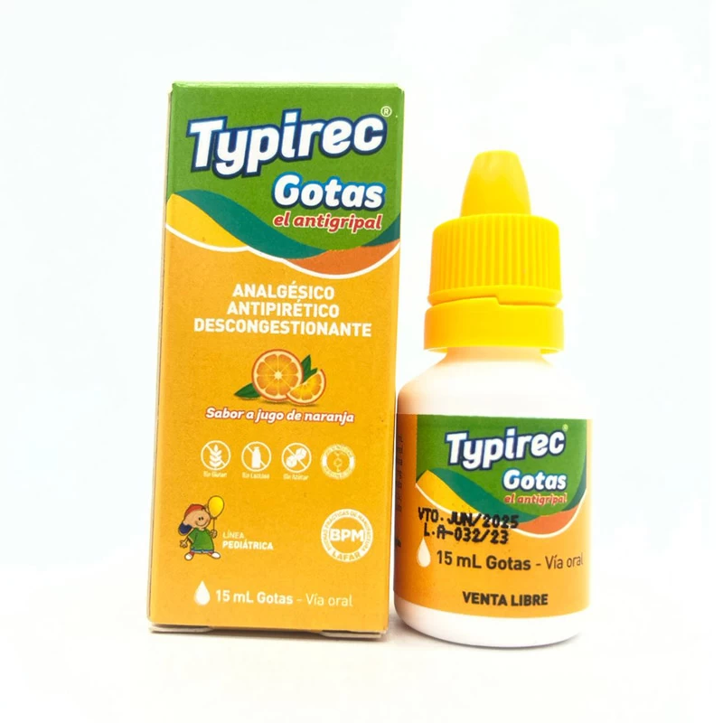 TYPIREC GOTAS X 15 ML pediatrico