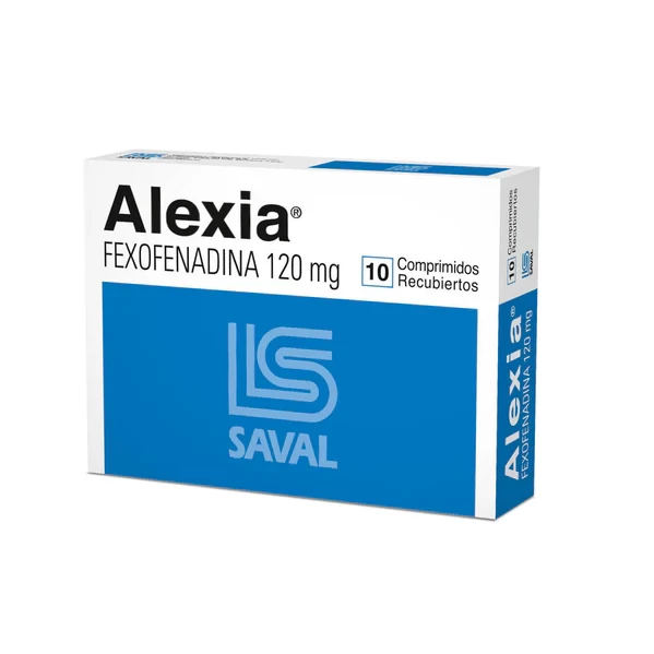 ALEXIA 120 MG X 10 (FEXOFENADINA)
