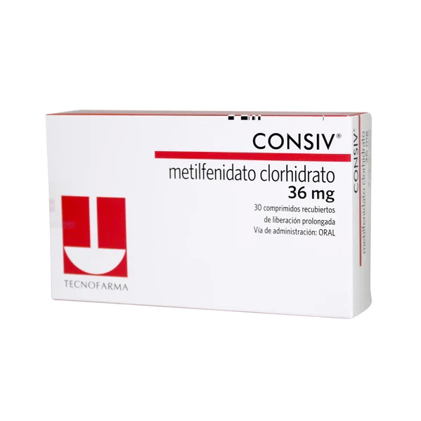CONSIV 36 MG X 30 COMP ( METILFENIDATO CLORHIDRATO)
