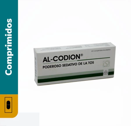 ALCODION GRAGEAS X 20 COMP -CODEINA-