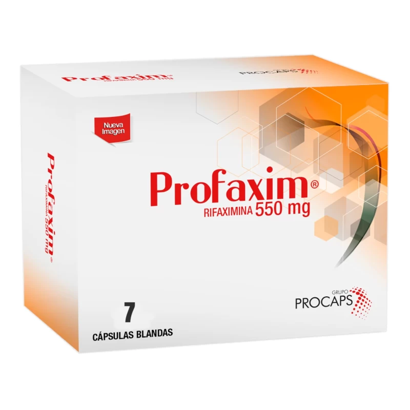 PROFAXIM 550mg X 7caps.blandas RIFAXIMINA