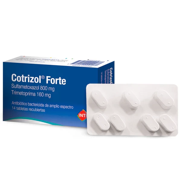 COTRIZOL FORTE X 14 TAB (SULFAMETOXAZOL 800MG +TRIMETOPRImA 160MG)