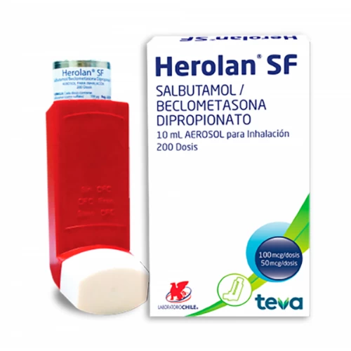 HEROLAN SF 10 ML aerosol p/inhalacion 200 DOSIS