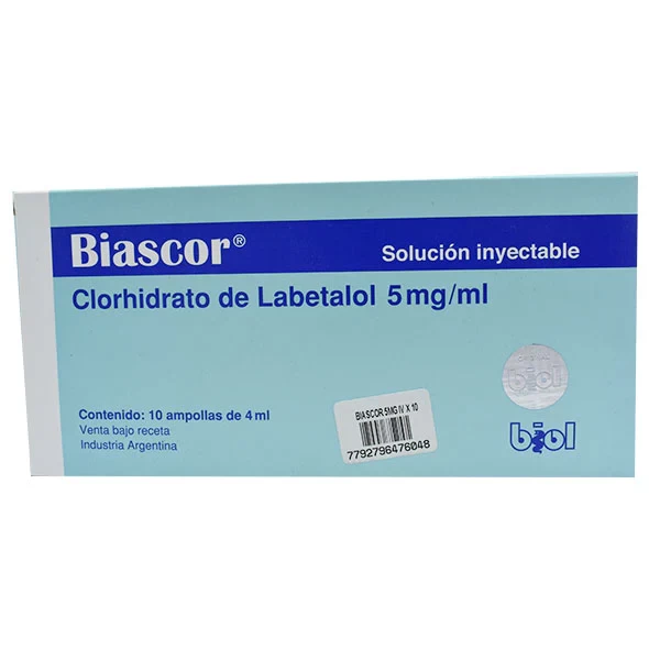 BIASCOR LABETALOL 5 MG/ML