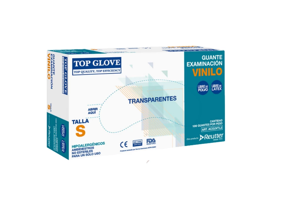 GUANTES TALLA S TOPGLOVE