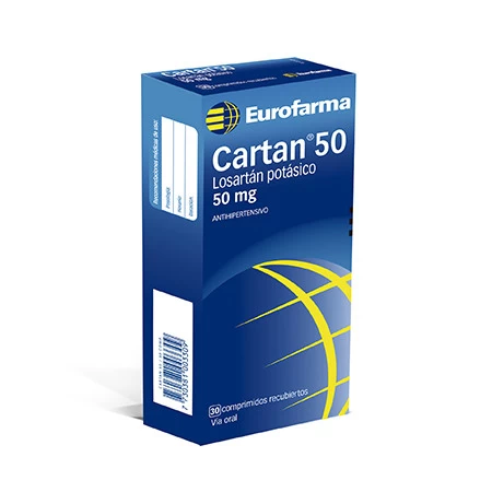 CARTAN 50 MG X 30 COMP