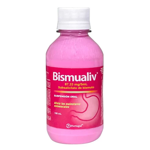 BISMUALIV 87.33MG/5ML SUBSALICILATO DE BISMUTO X 150  ML