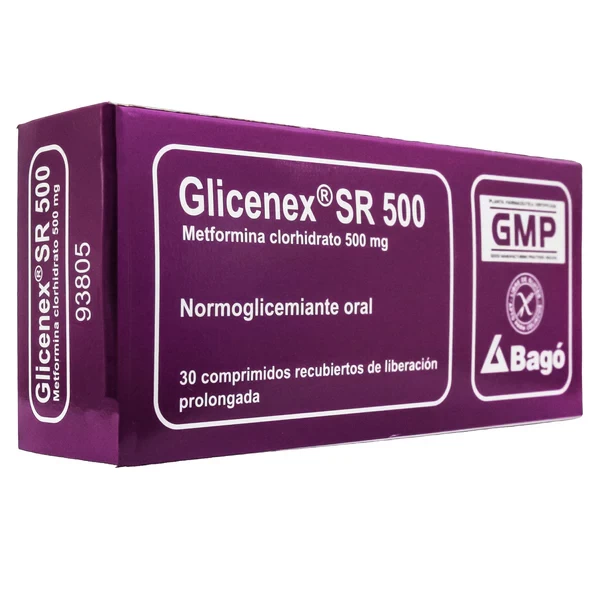 GLICENEX SR 500 MG X 30