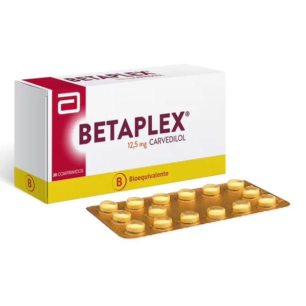 BETAPLEX 12,5 MG X 30 CARVEDILOL
