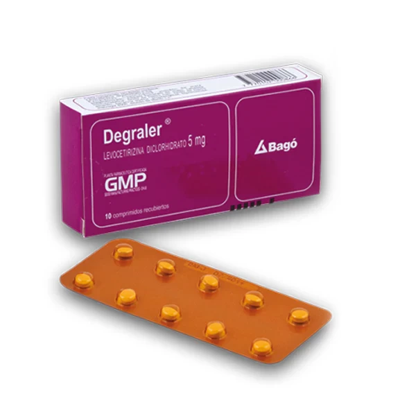DEGRALER 5 MG X 10 LEVOCETIRICINA