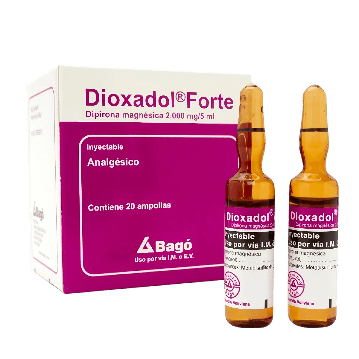 DIOXADOL FORTE 5 ML X 20