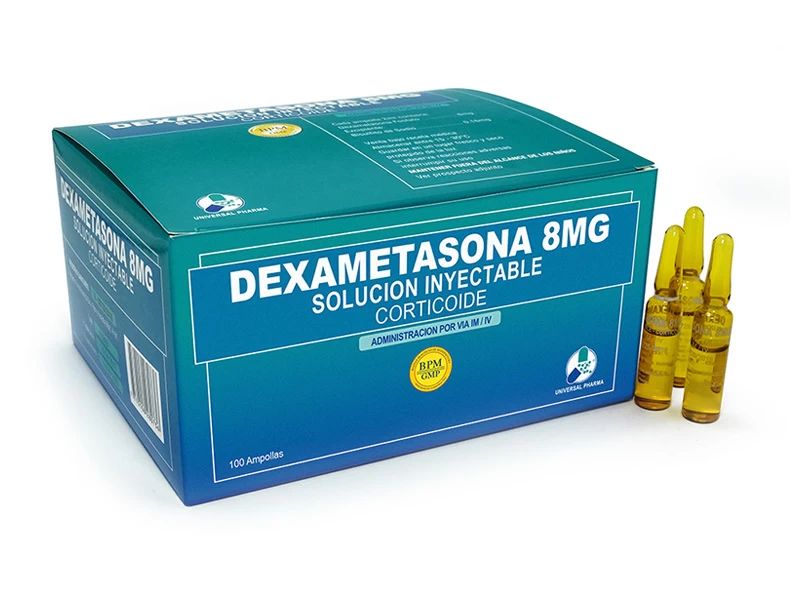 DEXAMETASONA 8 MG/1 ML X 100 AMP UNIVERSAL PHARMA