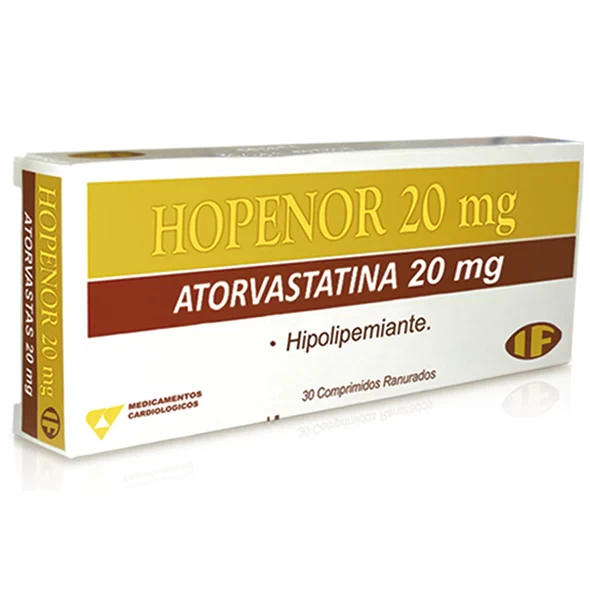 HOPENOR PLUS X 30 COMP ATORVASTATINA -EZETIMIBE