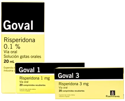 GOVAL 3 (RISPERIDONA 3 MG) X 20 COMP