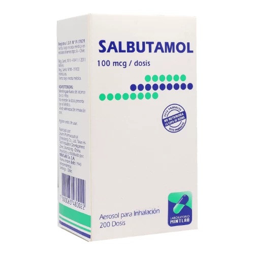 SALBUTAMOL X 200 DOSIS INHALADOR 100 MCG