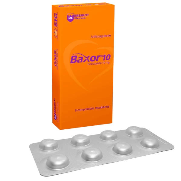 BAXOR 10 MG X 8 RIVAROXABAN