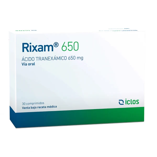 RIXAM 650 MG ACIDO TRANEXAMICO X 30 COMP