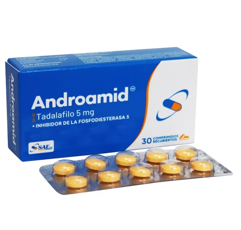 ANDROAMID TADAFILO 5 MG  X 30 COMP