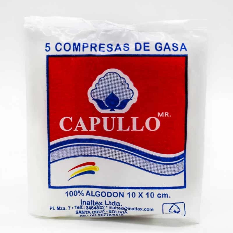 COMPRESA 10X10 CAPULLO