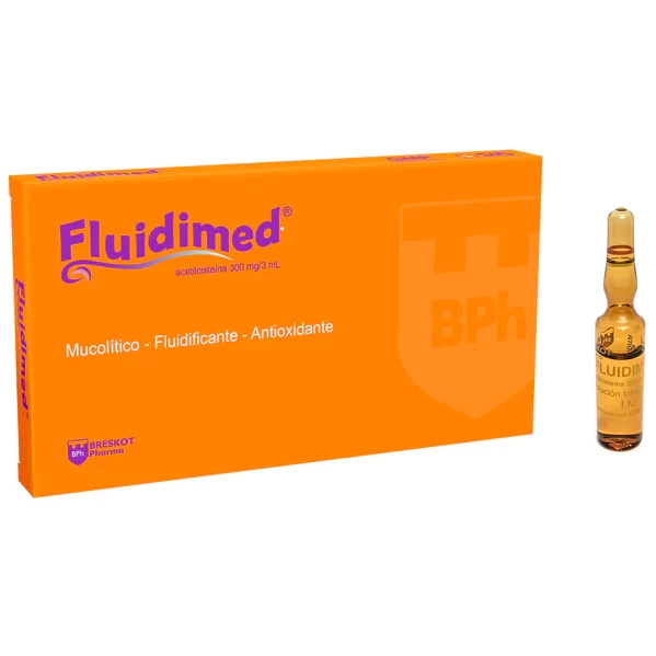 FLUIDIMED 300 MG/3ml X 10 AMP