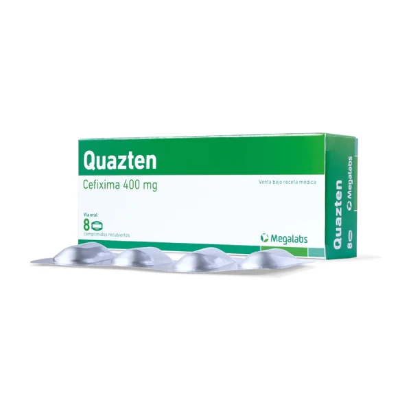 QUAZTEN (CEFIXIMA 400 MG) X8 COMP