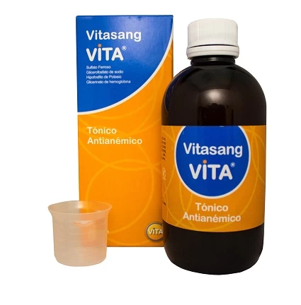 VITASANG JARABE X 200 ML -HEMOGLOBINA+POTASIO+HIERRO +GLICEROFOSFATO