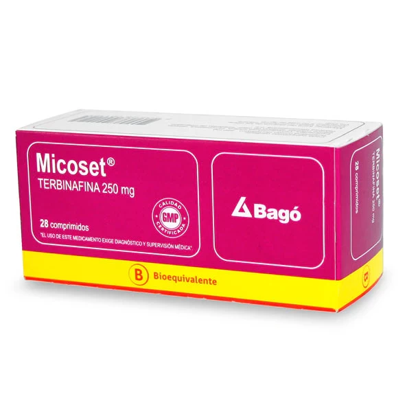 MICOSET 250 MG X 14 TERBINAFINA