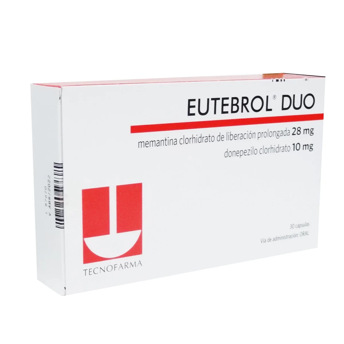EUTEBROL DUO 28MG/0 MG X 30 CAP