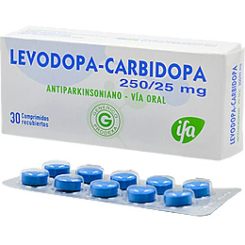 LEVODOPA-CARBIDOPA 250/25 MG X 30 PRODEXA