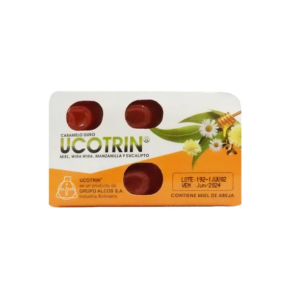 UCOTRIN PASTILLAS ( MIEL-WIRAWIRA-MANZA-EUCAL) X 8