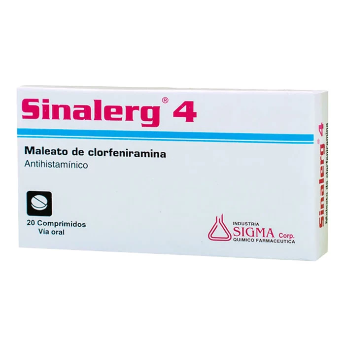 SINALERG 4 MG X 20 SIGMA