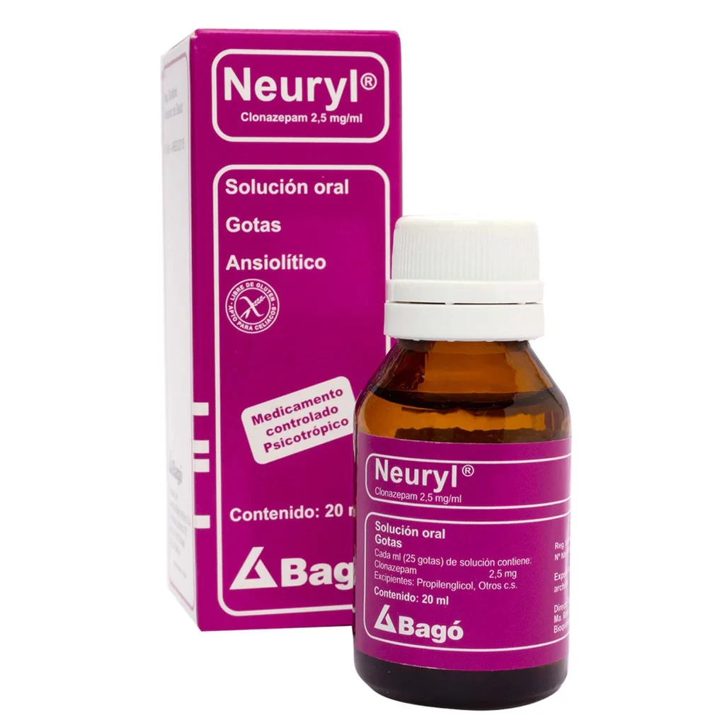 NEURYL 2,5 MG GOTAS 20 ML