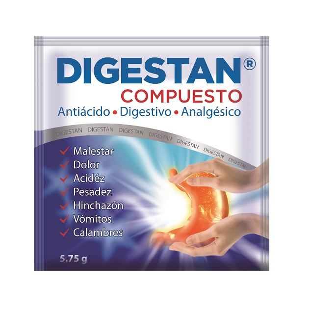 DIGESTAN COMPUESTO / BICARBONATO DE SODIO 4.2GR + CARBONATO DE CALCIO 0.3 GR+PARACETAMOL 750MG