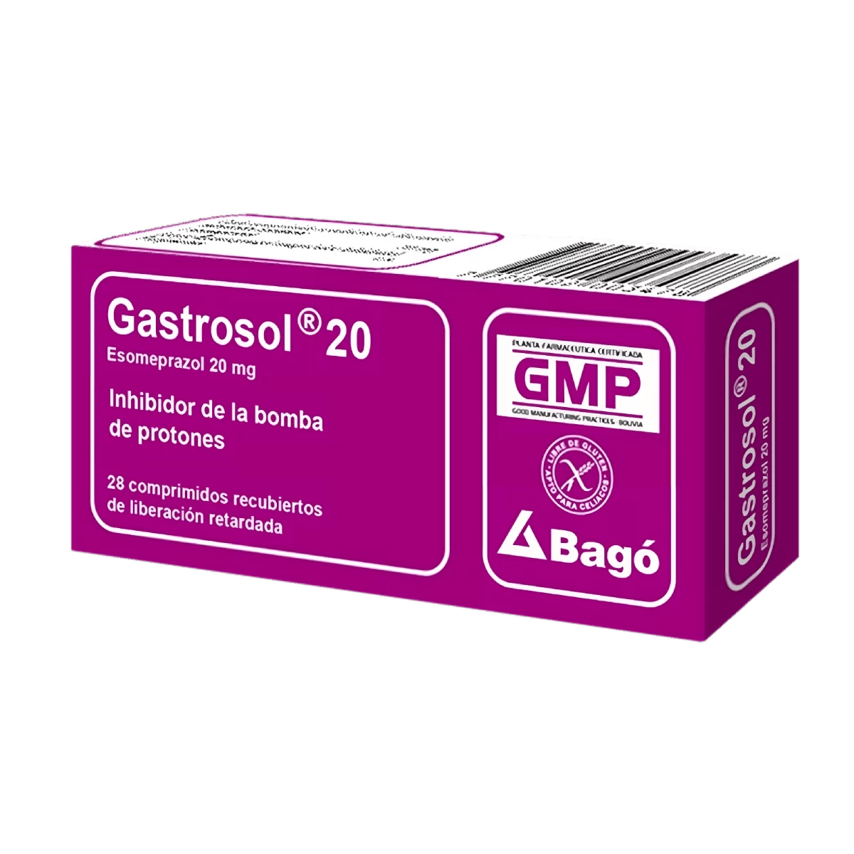 GASTROSOL 20MG (ESOMEPRAZOL) X28 COMP